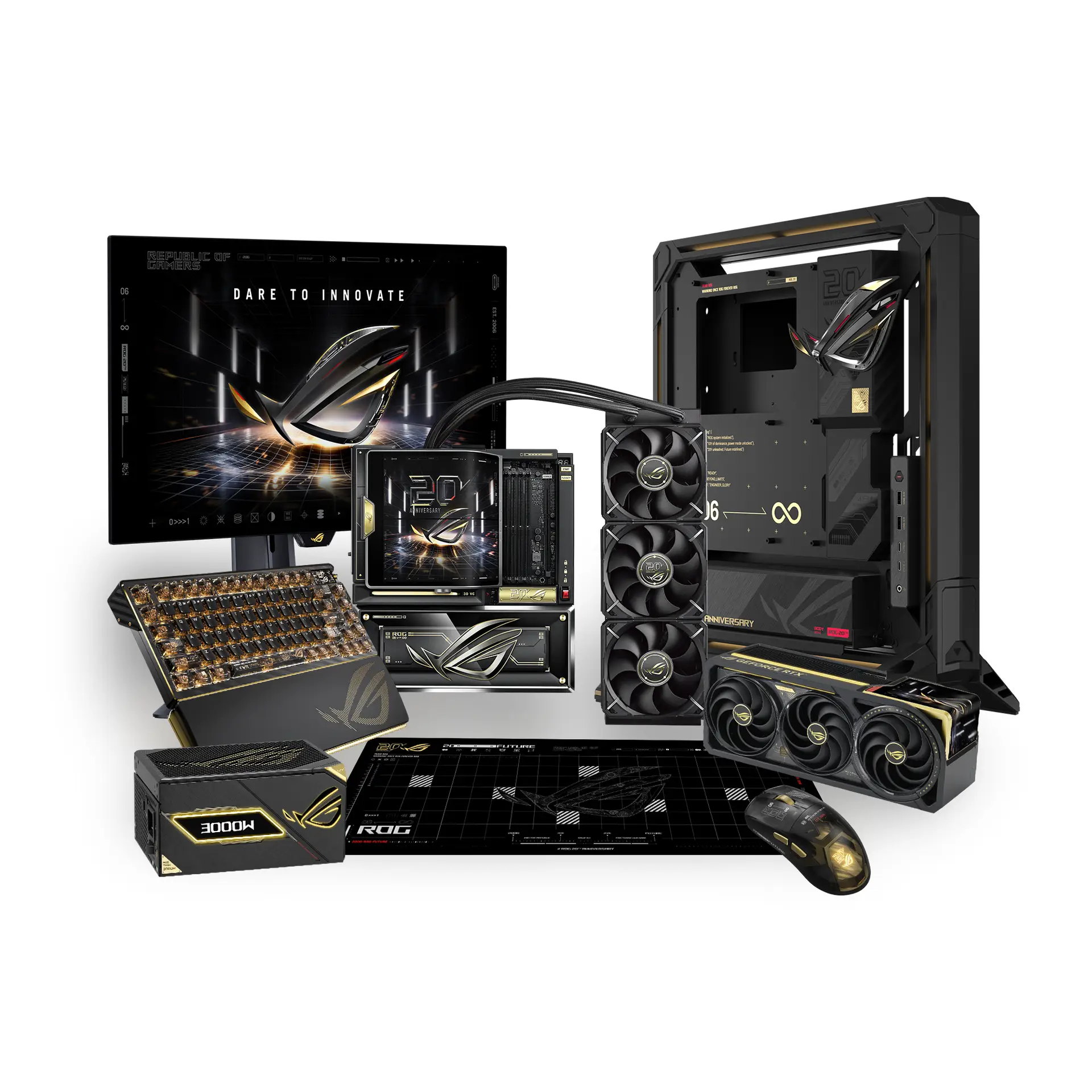 ASUS ROG 20th Anniversary Edition Set