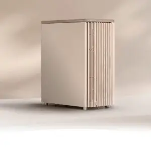 JualASUS ProArt PA401 WOOD Edition Beige | ATX PC Case Include 3 Fans – Metal Panel