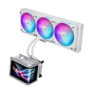 JualASUS ROG RYUO IV SLC 360 ARGB | AIO CPU Cooler 360mm with Display 6.67″ AMOLED – WHITE
