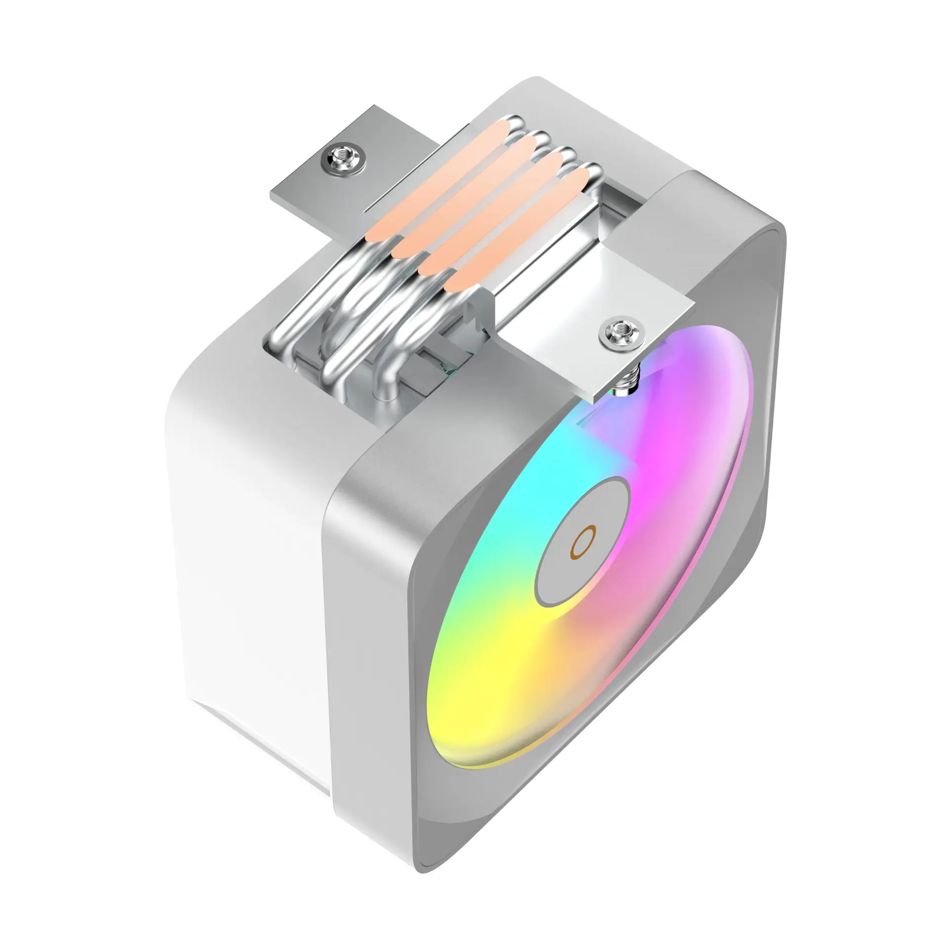 Ocypus Delta A40 EX WH DIGITAL - CPU Cooler 120mm 4 Heatpipes TDP 200W - White - Image 5