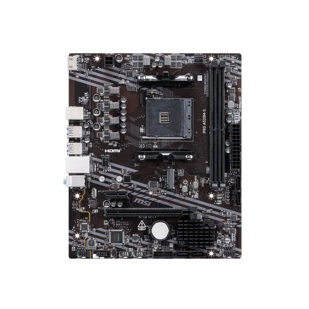 MSI PRO A520M-S (Socket AM4, A520, DDR4) - Image 2