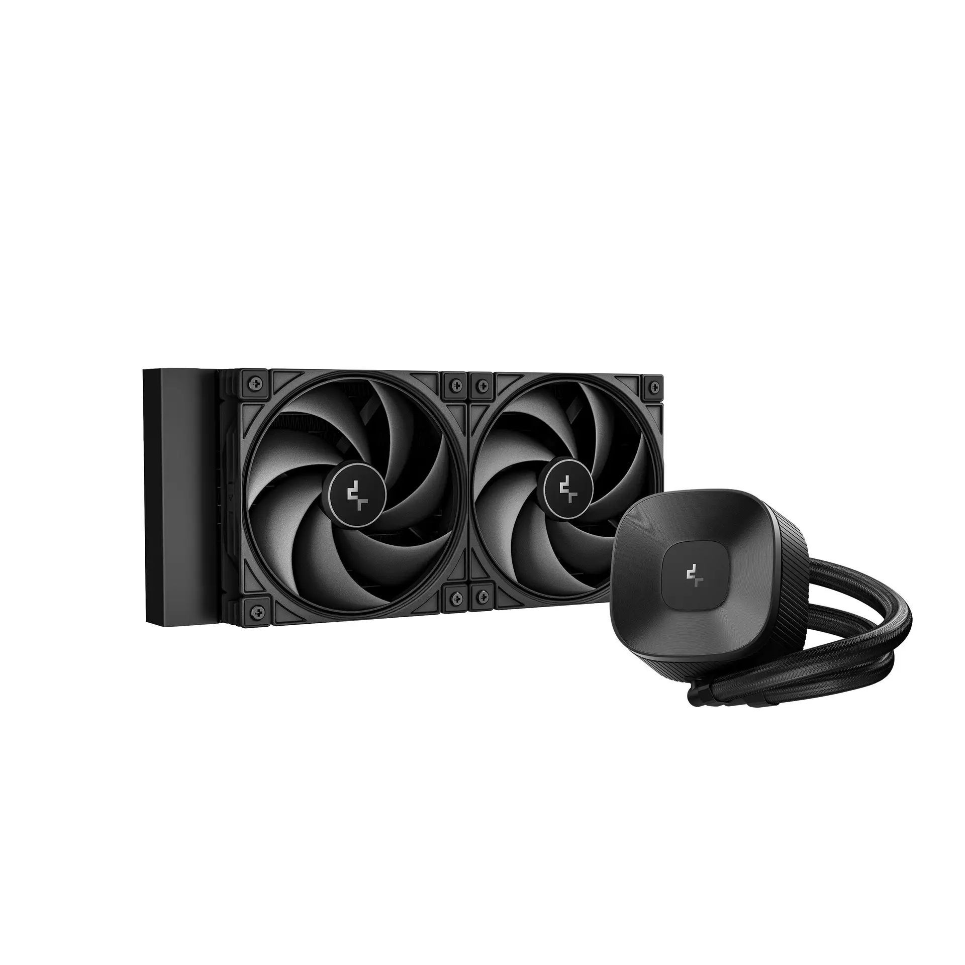 Deepcool LE240 V2 ZERO DARK - 240mm AIO Liquid CPU Cooler - Image 2