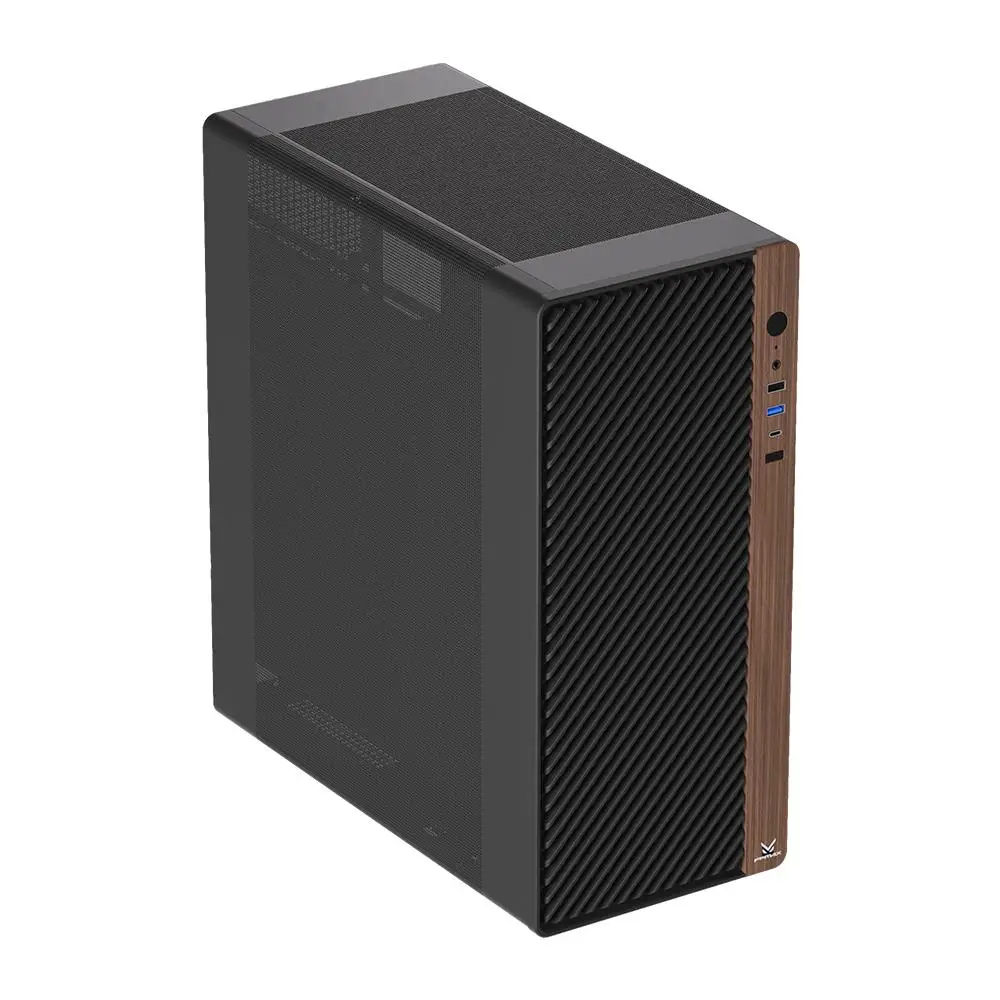 CASING FPMAX WIND SHELL G16 - ATX PC Case Include 1 FAN - Black - Image 2