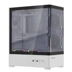 JualCASING FPMAX Diamond R4A Pro Nova – ATX PC Case Include 3 ARPW – White