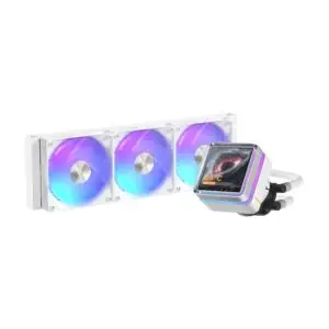JualOCYPUS Sigma L36 EX ARGB | Liquid CPU Cooler 360mm with 3.95″ IPS Screen – WHITE