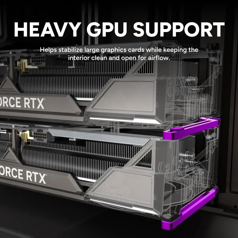 Cooler Master HAF II 500 Casing PC Gaming Mid Tower ATX Tempered Glass High Airflow Black - Image 8