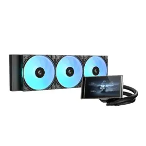 JualDeepcool LT360 VISION ARGB with 4.5″ LCD Screen AIO Liquid Cooler – BLACK