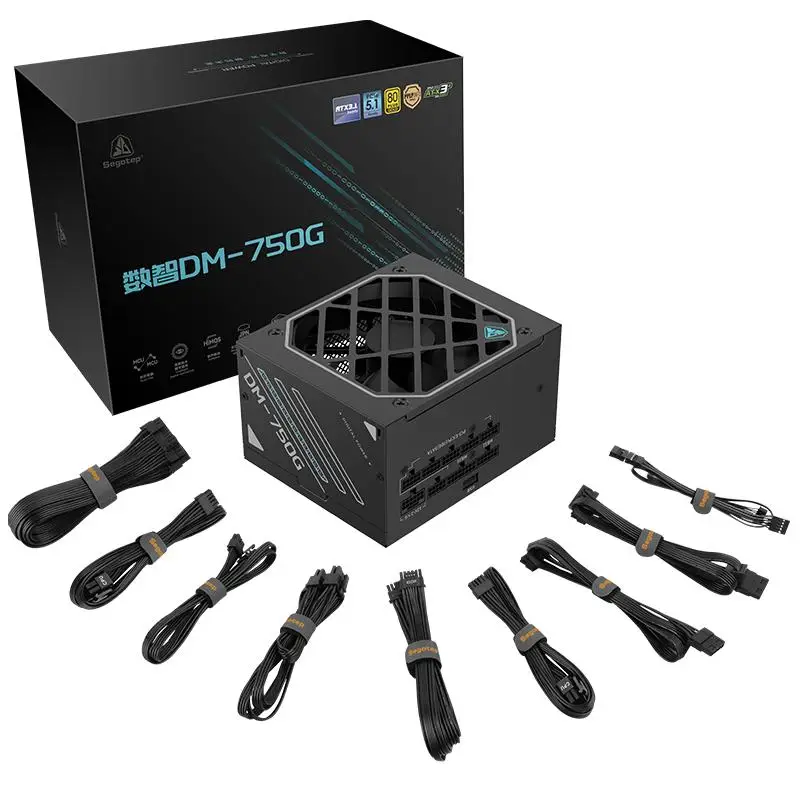 SEGOTEP DM-750G BLACK | PSU 750W 80+ GOLD PCIe 5.1 ATX 3.1 - Image 5