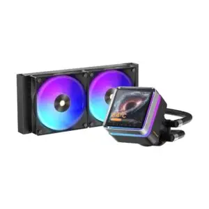 JualOCYPUS Sigma L24 EX ARGB | Liquid CPU Cooler 240mm with 3.95″ IPS Screen – BLACK