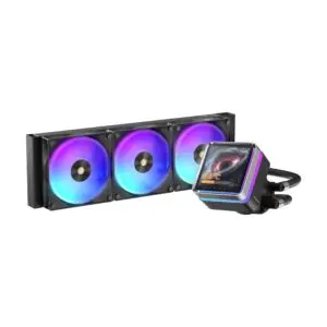 JualOCYPUS Sigma L36 EX ARGB | Liquid CPU Cooler 360mm with 3.95″ IPS Screen – BLACK