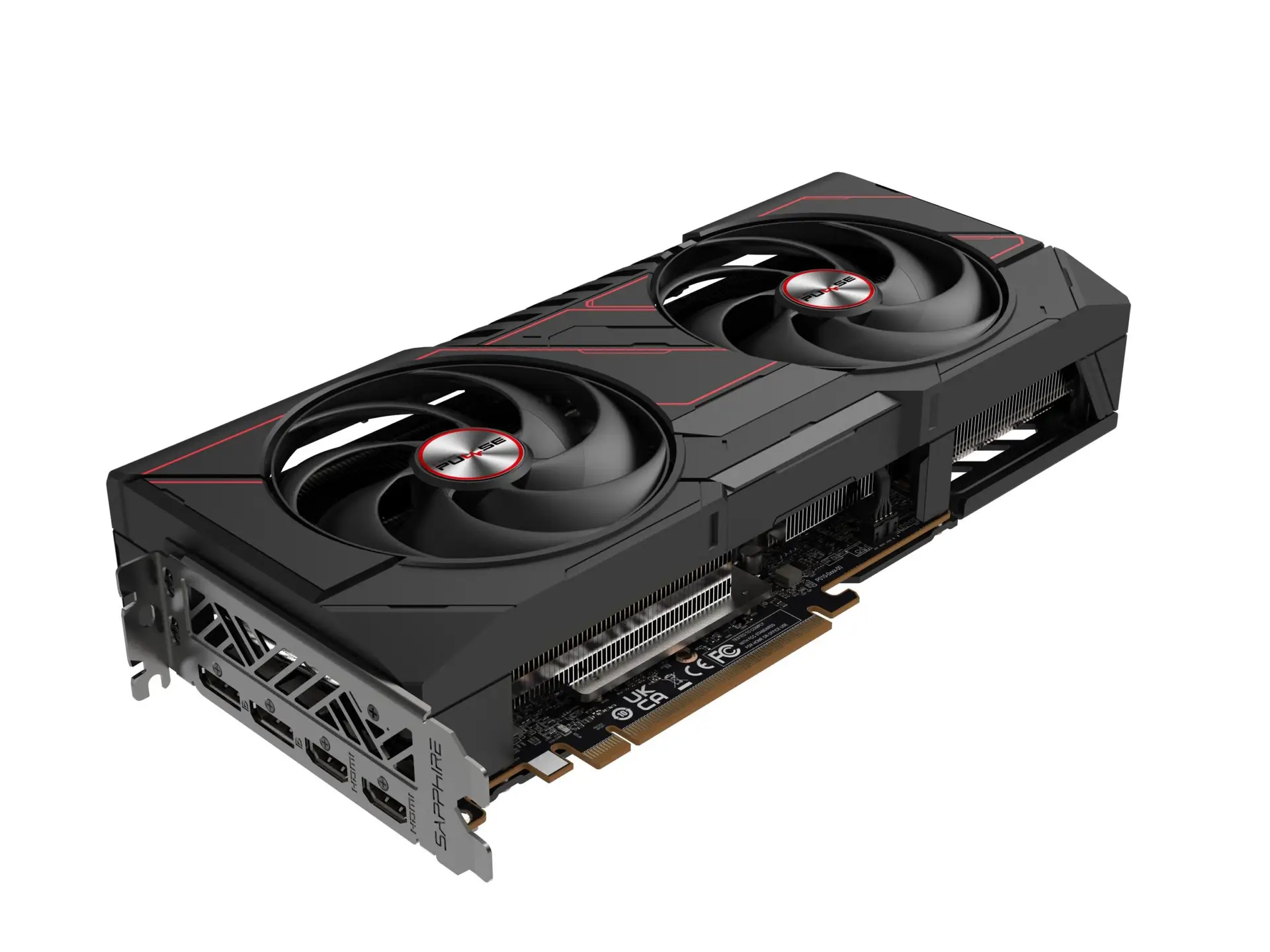 SAPPHIRE PULSE AMD Radeon RX 9070 GRE Gaming OC 12GB GDDR6 Dual Fan Dual HDMI/DP - Image 3