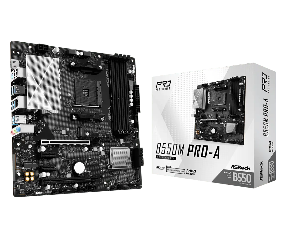 ASROCK B550M PRO-A (Socket AM4, B550, Type-C)