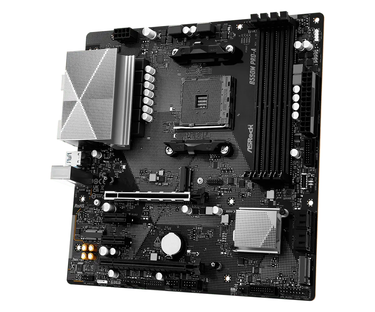 ASROCK B550M PRO-A (Socket AM4, B550, Type-C) - Image 3