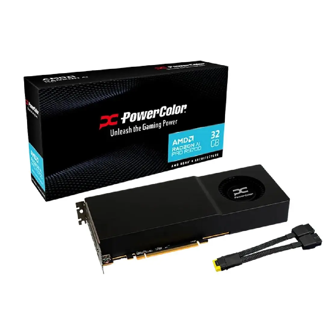 POWERCOLOR AMD Radeon AI PRO R9700 32GB GDDR6