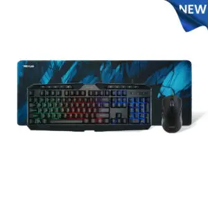 JualRexus Warfaction VR4 3in1 Gaming Combo Kit – Keyboard Mouse Mousepad Gaming RGB