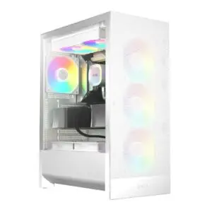 JualCasing GAMDIAS AURA GC15 ARGB + 4 FAN ARGB – WHITE