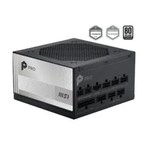 JualMSI PRO A1000PL – PSU 1000W 80+ PLATINUM ATX 3.1 PCIe 5.1 Fully Modular