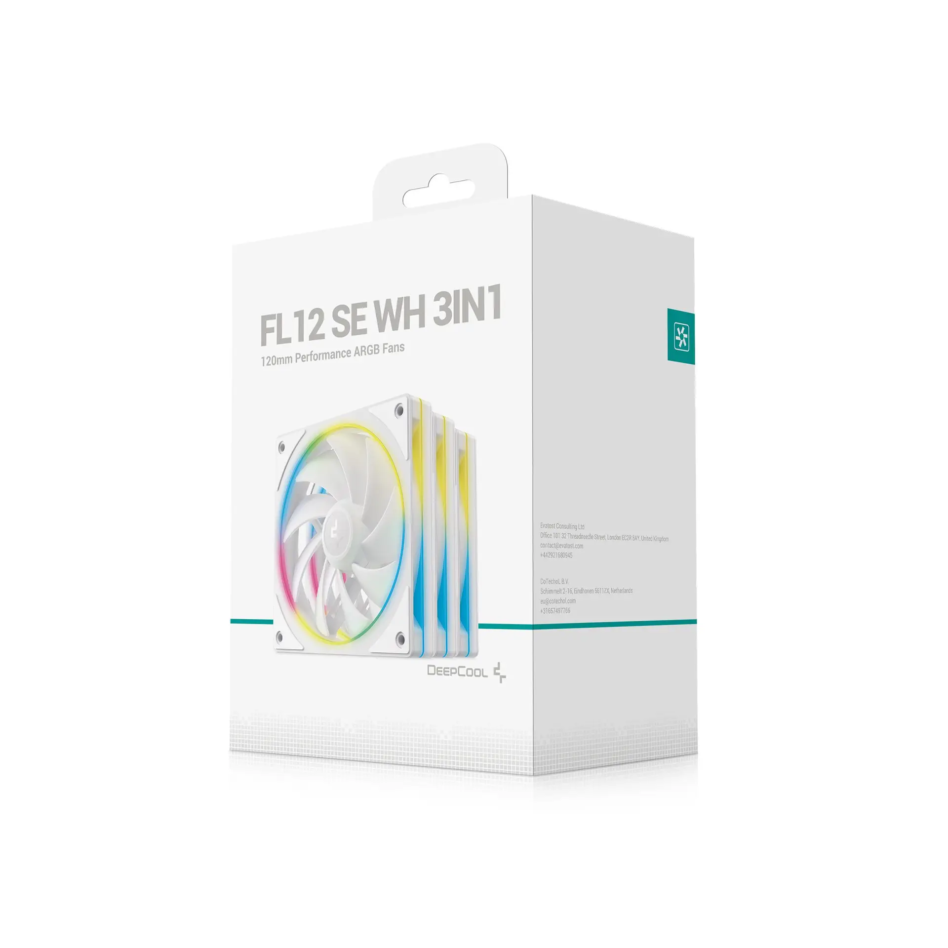 Fan Casing Deepcool FL12 SE WH 3in1 ARGB - 120mm Performance ARGB Fan Triple Pack - WHITE - Image 7