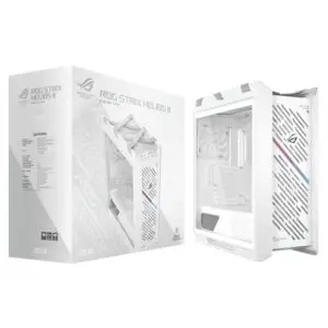 JualASUS ROG HELIOS II GX601S WHITE Edition | E-ATX Mid Tower Gaming Case Pre-Installed 4 ARGB FAN PWM
