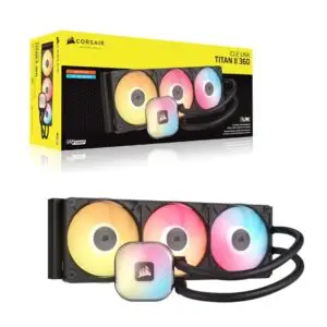 JualCORSAIR iCUE LINK TITAN II 360 RX RGB โ 360mm AIO Liquid CPU Cooler โ BLACK