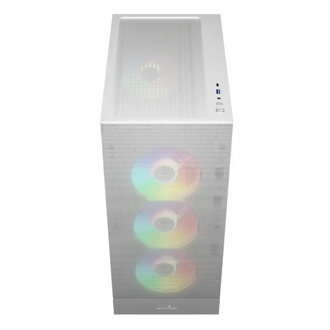Casing GAMDIAS AURA GC15 ARGB + 4 FAN ARGB - WHITE - Image 2