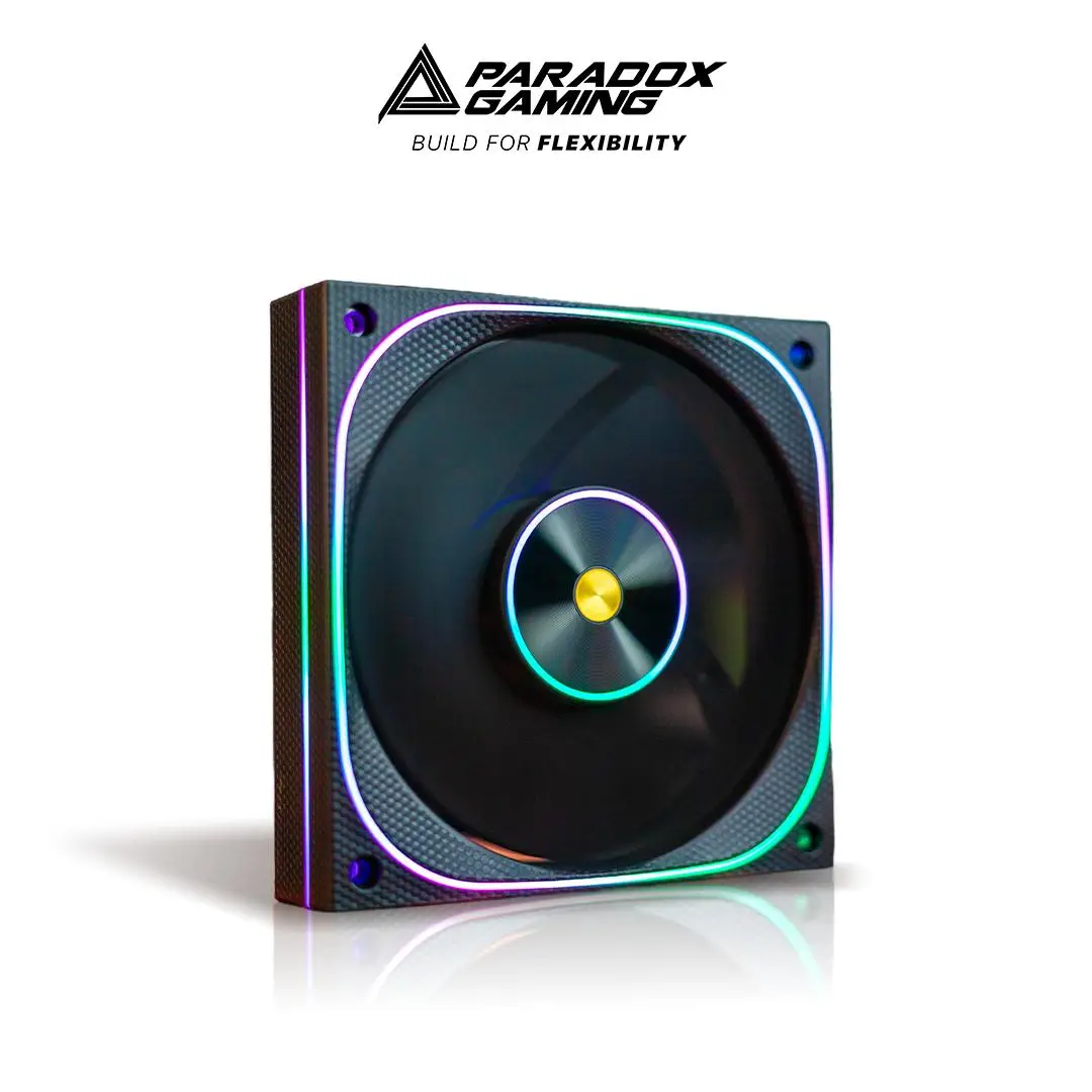 PARADOX GAMING F-X120 REVERSE ARGB | Fan Casing 120mm ARGB - BLACK - Image 2