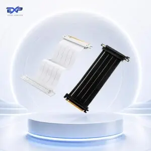 JualRiser Card untuk VBR i3, PCCooler i100 / K101 Pro | PCIe 4.0 20cm 180Degree – White