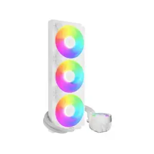 JualARCTIC Liquid Freezer III Pro 420 A-RGB | Multi Compatible AIO CPU Water Cooler – White