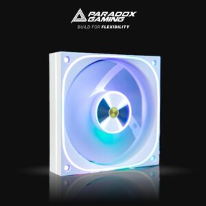 JualPARADOX GAMING F-X120 ARGB | Fan Casing 120mm ARGB – WHITE