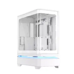 JualASUS PRIME AP304 TG ARGB BLACK – ATX Case with Curved Glass Innovative Slot Vent in Lower – WHITE