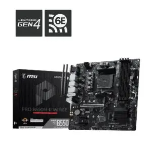 JualMSI PRO B550M-P WIFI6E (Socket AM4, DDR4, Type C)