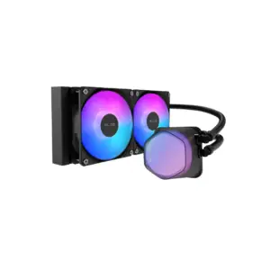 JualCooler Master Elite Liquid 240 | 240mm ARGB Liquid CPU Cooler – Black