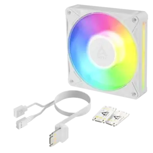 JualARCTIC BioniX P12 A-RGB | Fan Casing 120 mm PWM Fan with Daisy Chain Single Pack – White