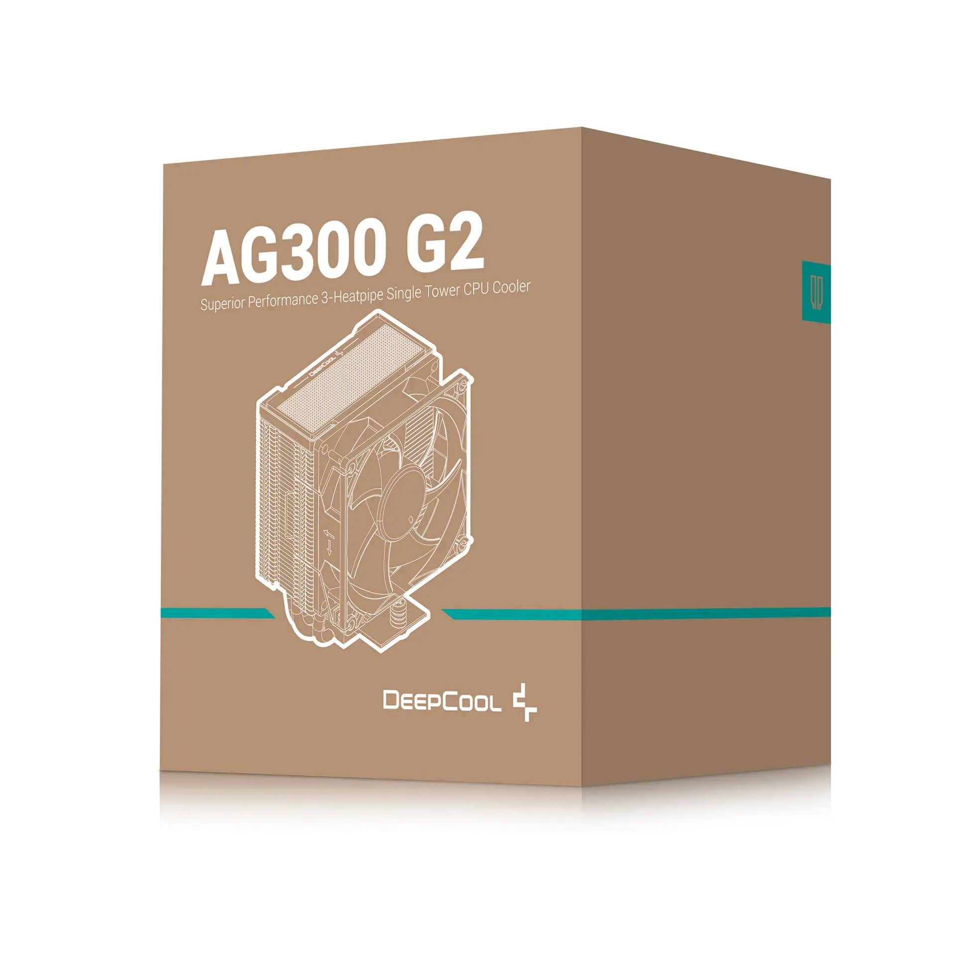 Deepcool AG300 G2 - CPU Cooler 3 Heat-Pipes Single Tower - Image 9