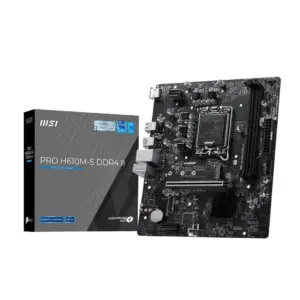 JualMSI PRO H610M-S DDR4 II (Intel LGA 1700, DDR4, H610)