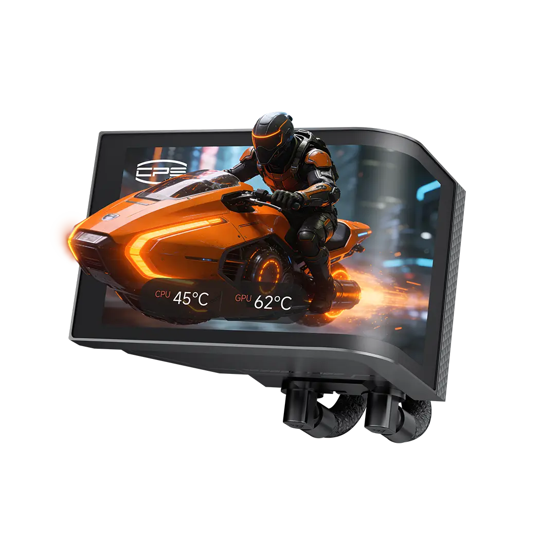 PCCOOLER / PC Cooler DV360 ARGB Display - 6.67" Curved High-Performance Liquid Cooler - BLACK - Image 3