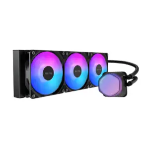 JualCooler Master Elite Liquid 360 | 360mm ARGB Liquid CPU Cooler – Black