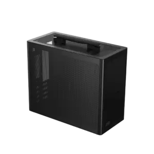 JualPCCOOLER C3 N300 BLACK MESH – M-ATX PC Case Compact with Carry Handle