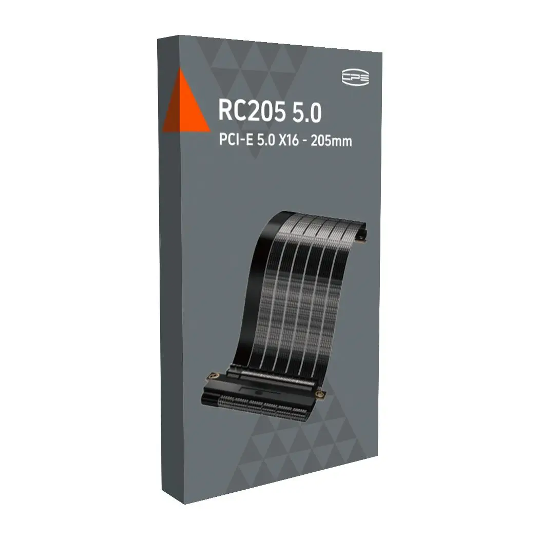 PCCOOLER / PC Cooler RC205 BK 5.0 - Riser Card PCIe 5.0 205mm Dual Reverse GPU Extension Cable - Image 5