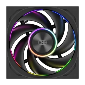 JualPCCOOLER / PC Cooler F7 X120 ARGB – High Performance ARGB Fan 120mm with Wireless Connection – Black Single Pack