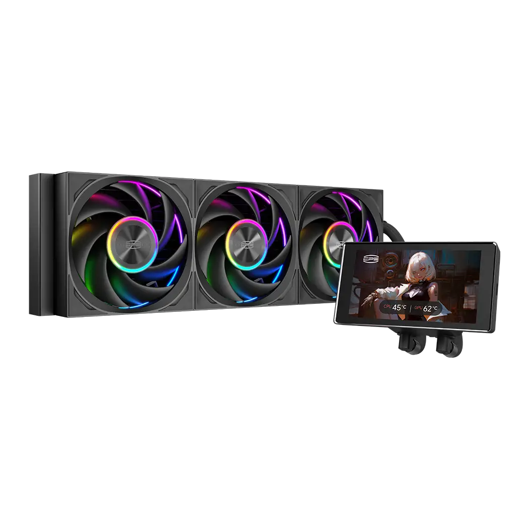 PCCOOLER / PC Cooler DT360 Max ARGB Display - High Performance Liquid Cooler with 5" Large Display - Image 2