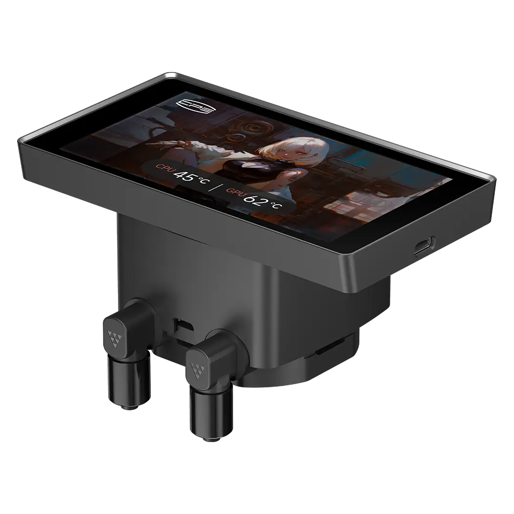 PCCOOLER / PC Cooler DT360 Max ARGB Display - High Performance Liquid Cooler with 5" Large Display - Image 4