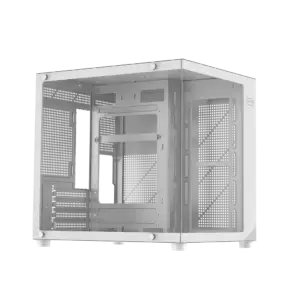 JualPCCOOLER C3 T300 – M-ATX PC Case Wide-Body Panoramic View – WHITE