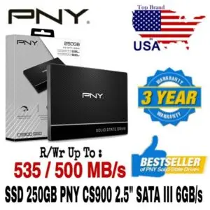 JualSSD PNY CS900 250GB – 2.5″ SATA 3