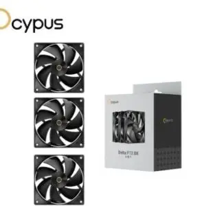 JualFan Casing OCYPUS DELTA F12 3in1 NON ARGB | 120mm Quiet Cooling Fan – BLACK