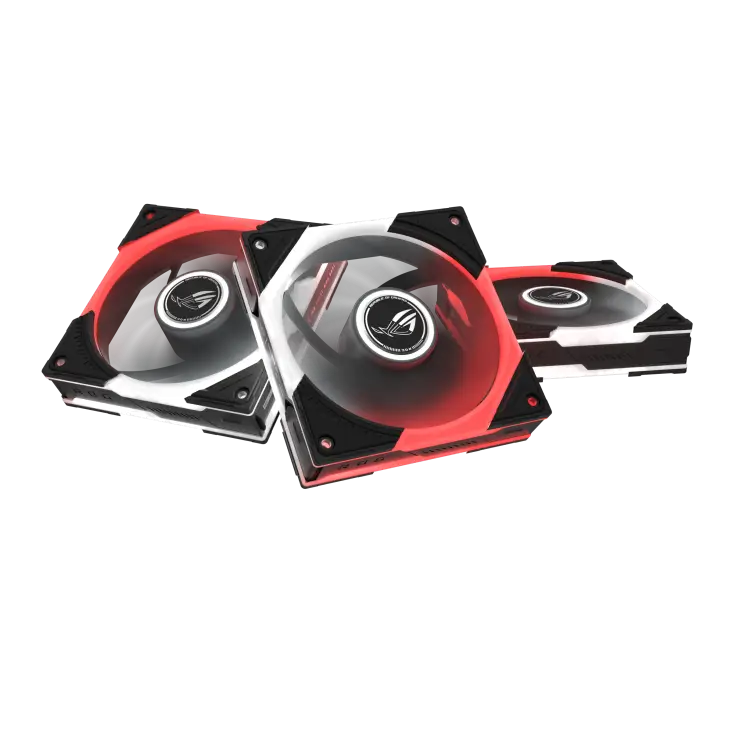 ASUS ROG EURUX GR120 ARGB Reverse - Fan Casing Reverse 120mm ARGB BLACK - Triple Pack - Image 4