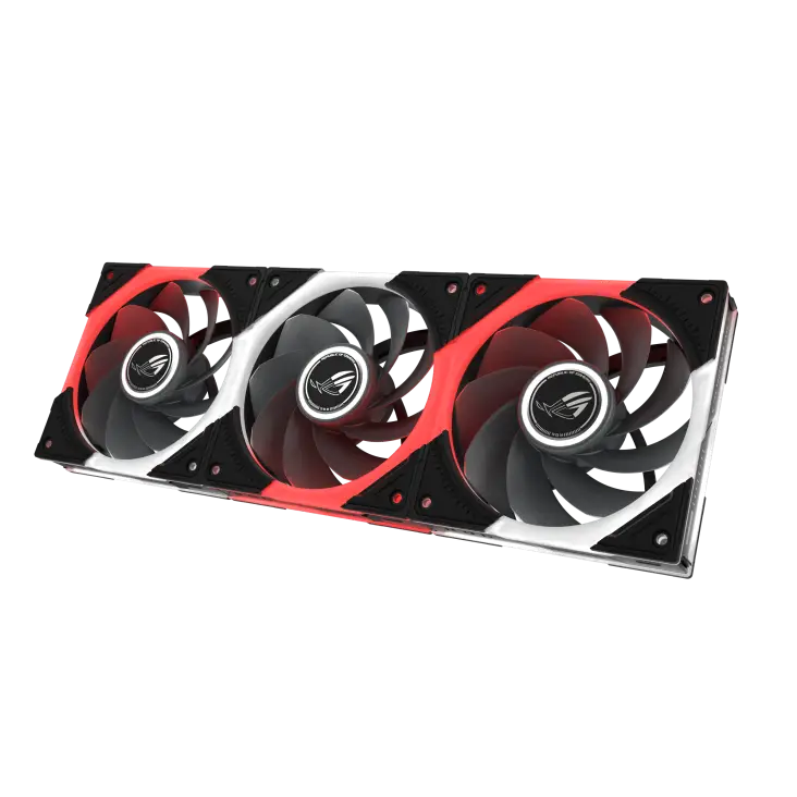 ASUS ROG EURUX GR120 ARGB Reverse - Fan Casing Reverse 120mm ARGB BLACK - Triple Pack - Image 2