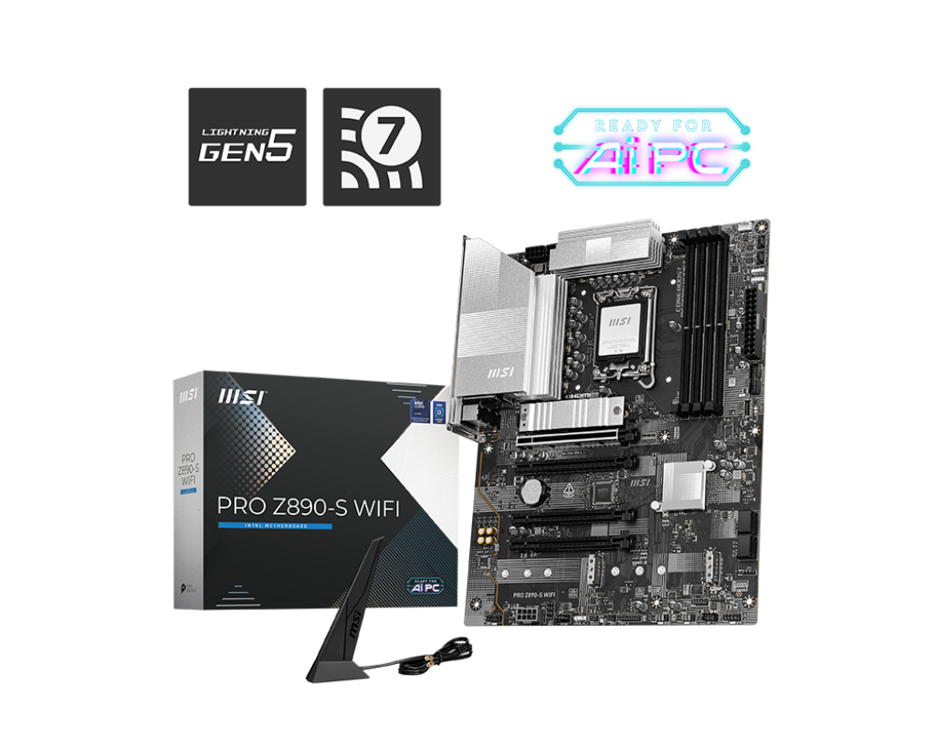 MSI PRO Z890-S WIFI BLACK (LGA1851, Z890, DDR5)