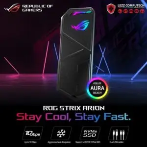 JualASUS ROG Strix Arion M.2 NVMe SSD Enclosure USB3.2 GEN2 Type-C