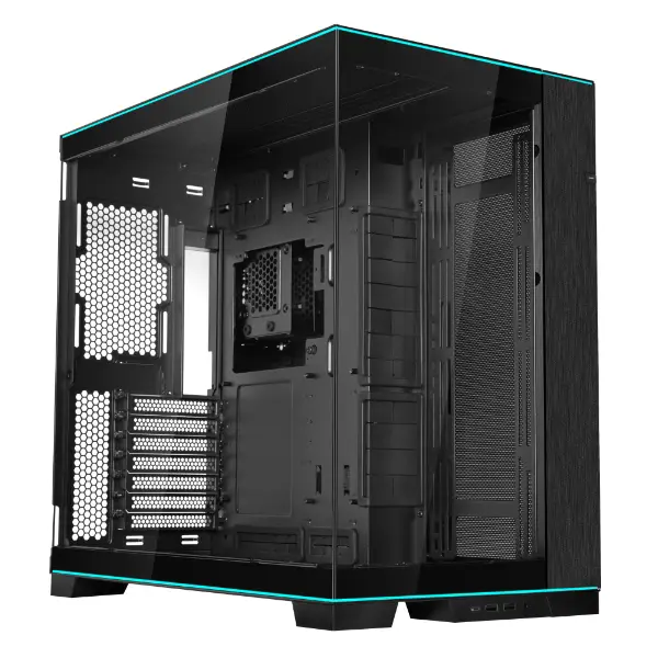 Lian Li Dynamic EVO RGB | E-ATX Panoramic PC Case TG with RGB Lighting - Black - Image 2